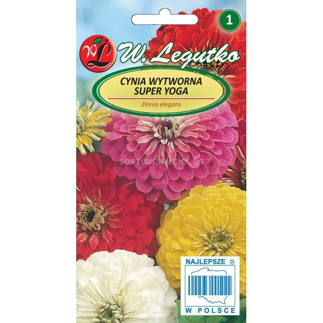 ЛГ ЦИНИЯ ЙОГА МИКС Zinnia elegans Super Yoga mixture Toraf цветя