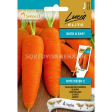 Моркови (CARROT) ROTE RIESEN 2 'SK  - на лента 4 м