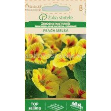 Семена Латинки / NASTURTIUM PEACH MELBA / 'SK -1 оп