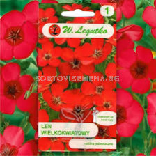 Семена Лен /Linum grandiflorum red / LG 1 оп - sortovisemena.bg Семена Лен /Linum grandiflorum red / LG 1 оп