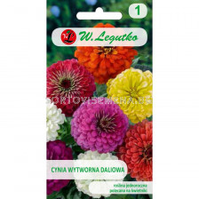 Циния елеганс далия-микс - Zinnia elegans dahlia mix (1.00+0.50g)