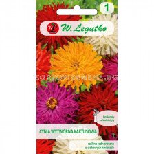 ЛГ ЦИНИЯ КАКТУС МИКС Zinnia elegans cactus fl. mixture(1.00g  