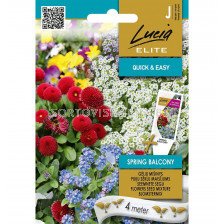 СК СЕМЕНА ЦВЕТЕН МИКС БАЛКОНСКИ/ FLOWERS SEED MIXTURE BALCONY 4М ЛЕНТА 