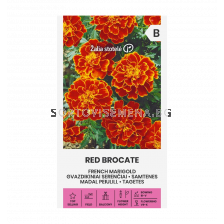 Тагетес RED BROCATE - FRENCH MARIGOLD - 'SK - 1г