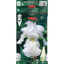  Ирис бял / Iris germanica white / 1 оп ( 1 бр ) 