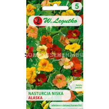 СЕМЕНА ЛАТИНКА АЛЯСКА МИКС Tropaeolum majus nanum single - ЛГ
