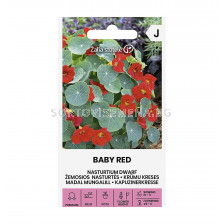 СЕМЕНА ЛАТИНКА НИСКА БЕЙБИ РЕД NASTURTIUM DWARF | BABY RED  СК 