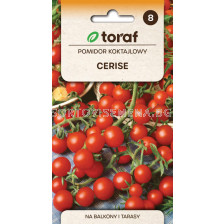 СЕМЕНА ДОМАТИ КОКТЕЙЛНИ ЧЕРЕША/ Pomidor koktajlowy Cerise - 0,5 г- ТОРАФ
