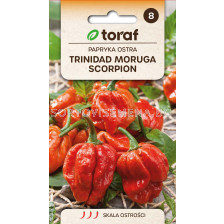 СЕМЕНА ПИПЕР ЛЮТ ТРИНИДАД СКОРПИОН /Papryka ostra Trinidad Moruga ScorpionRed/ 0,05 г- ТОРАФ