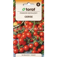 СЕМЕНА ДОМАТИ КОКТЕЙЛНИ ЧЕРЕША/ Pomidor koktajlowy Cerise - 0,5 г- ТОРАФ