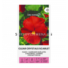 Теменужка CLEAR CRYSTALS SCARLET - 'SK - 0,30 г