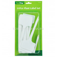 СК ЕТИКЕТИ ЗА РАСТЕНИЯ С МОЛИВ - 31 БР /PLANT LABEL + PENCIL SK