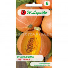 Тиква Justynka F1 - Pumpkin  (3.00+1.00g) - Legutko