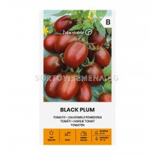 Семена домати ДОМАТИ ЧЕРНО ПЕРО- BLACK PLUM/ TOMATO/ СК - 0,1 г