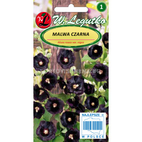 Семена Градинска ружа черна / Alcea rosea var. nigra black /LG 1 оп