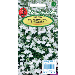 Семена Лобелия бяла / Lobelia erinus white /LG 1 оп 