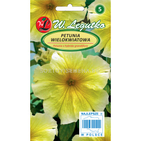 Семена Петуния жълта / Petunia x hybrida grandiflora yellow /LG 1 оп