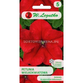 Семена Петуния черешов цвят / Petunia x hybrida grandiflora cherry /LG 1 оп