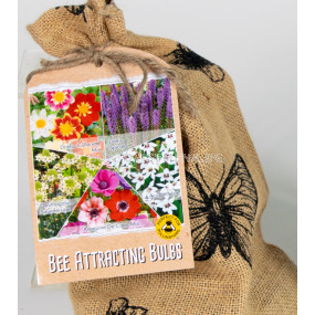 Торбичка от пролетни луковици микс привличащи пчели / Bee Mixture in Green Hessian bag /  1 оп ( 50 бр )