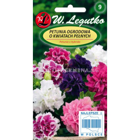 Семена Петуния хибрид Флоре Плено и Полка 2 /Petunia x hybrida flore pleno double fl. Polka F2 mix /LG 1 оп 