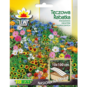 Семена Цветен микс - дъга (семена на лента)