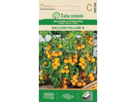 Семена домати Балкони жълт (TOMATO BALCONI YELLOW) 'SK Хибрид - 0,1 г