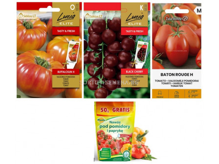 Подаръчен комплект семена домати+ тор - Вариант 2