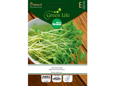 Микро растения - грах/ PEAS MICRO GREENS / SK - 20 г	