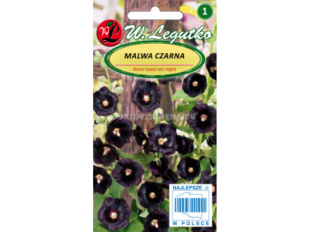 Семена Градинска ружа черна / Alcea rosea var. nigra black /LG 1 оп