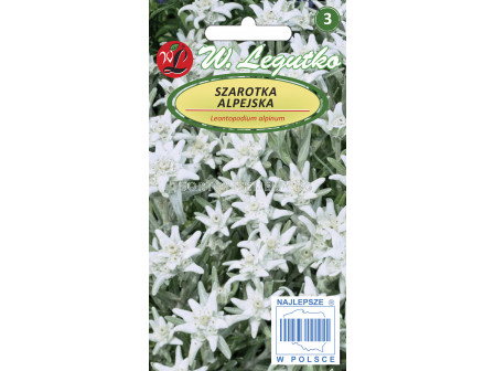 Семена Еделвайс алпийски бял / Leontopodium alpinum /LG 1 оп