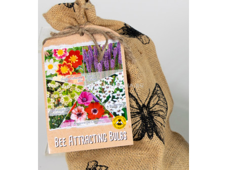 Торбичка от пролетни луковици микс привличащи пчели / Bee Mixture in Green Hessian bag /  1 оп ( 50 бр )