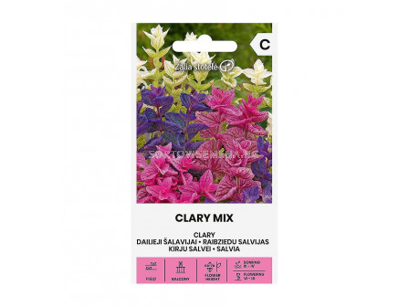 СК СЕМЕНА САЛВИЯ МИКС  CLARY, MIX - 0.4 г