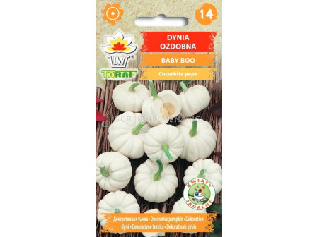 Декоративна тиква Baby Boo - CUCURBITA PEPO - 2g