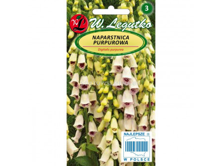 Дигиталис (Напръстник) Elsie Kelsey-бяло с червено-Digitalis purpurea (0.10g) - Legutko