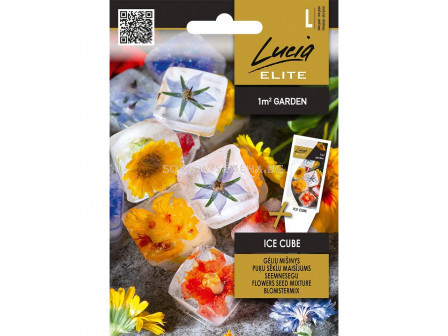СК СЕМЕНА ЯДИВНИ ЦВЕТЯ МИКС АЙС КЮБ FLOWERS SEED MIXTURE EATABLE ICECUBE - 5 г