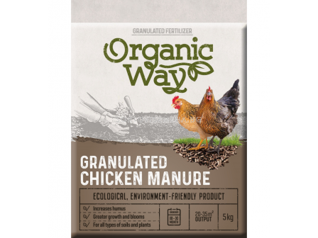 СК ТОР ГРАНУЛИРАН ПИЛЕШКИ БИО 5 КГ GRANULATED CHICKEN MANURE BIO