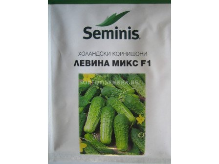 Сорт корнишони Левина mix F1. Аграра ООД. Сортови семена Варна.