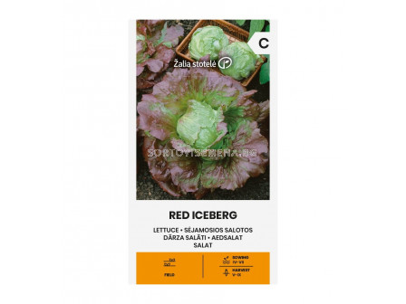 СЕМЕНА САЛАТА ЧЕРВЕН АЙСБЕРГ LETTUCE RED ICEBERG - СК
