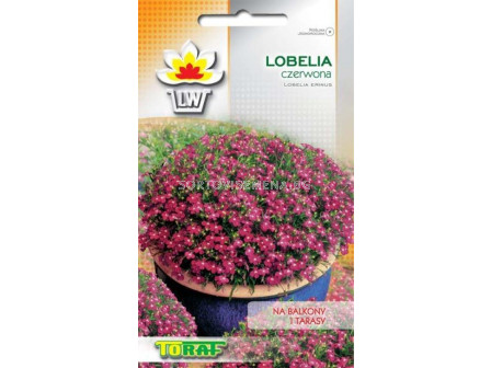 ТОРАФ СЕМЕНА ЛОБЕЛИЯ ЧЕРВЕНА Lobelia czerwona - TF-0,1г 