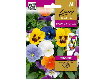 СК СЕМЕНА ТЕМЕНУЖКА ПРОЛЕТНИ ЗВЕЗДИ PANSY SPRING STARS - 0,10 г