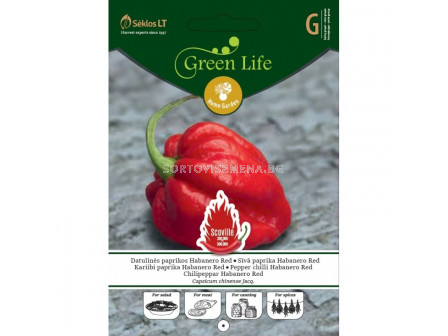 Семена чили пипер Хабанеро червен /PEPPER CHILLI  HABANERO RED/ 'SK - 1 оп