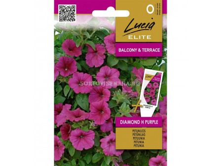 СК СЕМЕНА ПЕТУНИЯ PETUNIA DIAMOND H PURPLE  