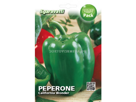 Семена пипер Калифорнийско Чудо (зелен)`SG - pepper California Wonder (green)`SG 