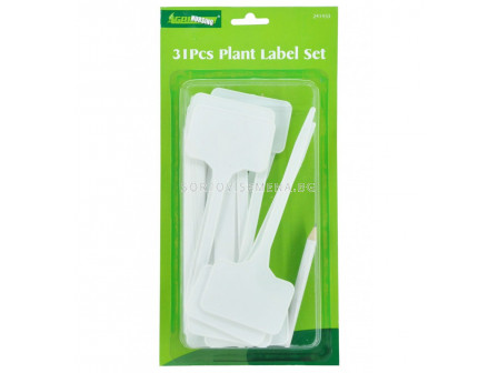 СК ЕТИКЕТИ ЗА РАСТЕНИЯ С МОЛИВ - 31 БР /PLANT LABEL + PENCIL SK