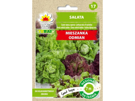 ТОРАФ САЛАТА МИКС СЕМЕНА НА ЛЕНТА 7М Salata mix odmian - TF