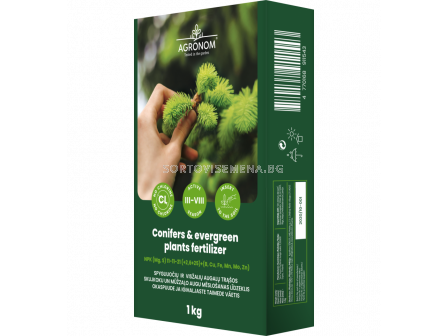 СК ТОР ЗА  ИГЛОЛИСТНИ И ВЕЧНОЗЕЛЕНИ РАСТЕНИЯ 1КГCONIFERS AND EVERGREEN PLANTS FERTILIZER  