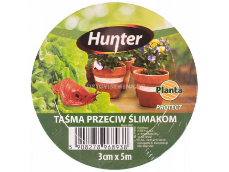 ХЪНТЪР Медна лента против охлюви 3см х5м  Hunter Tasma miedziowana przeciw slimakom 3cm x5m  