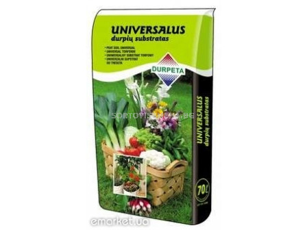 Универсален субстрат за зеленчуци и цветя Durpeta/SuliFlor 