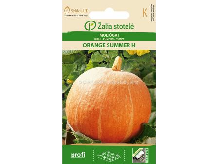 Тиква Оранжево лято (PUMPKIN) ORANGE SUMMER 'SK Хибрид - 5 бр. семена