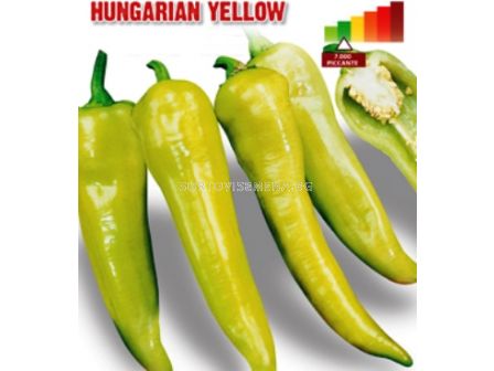 Семена Пикантен пипер Hungarian Yellow Wax Hot 